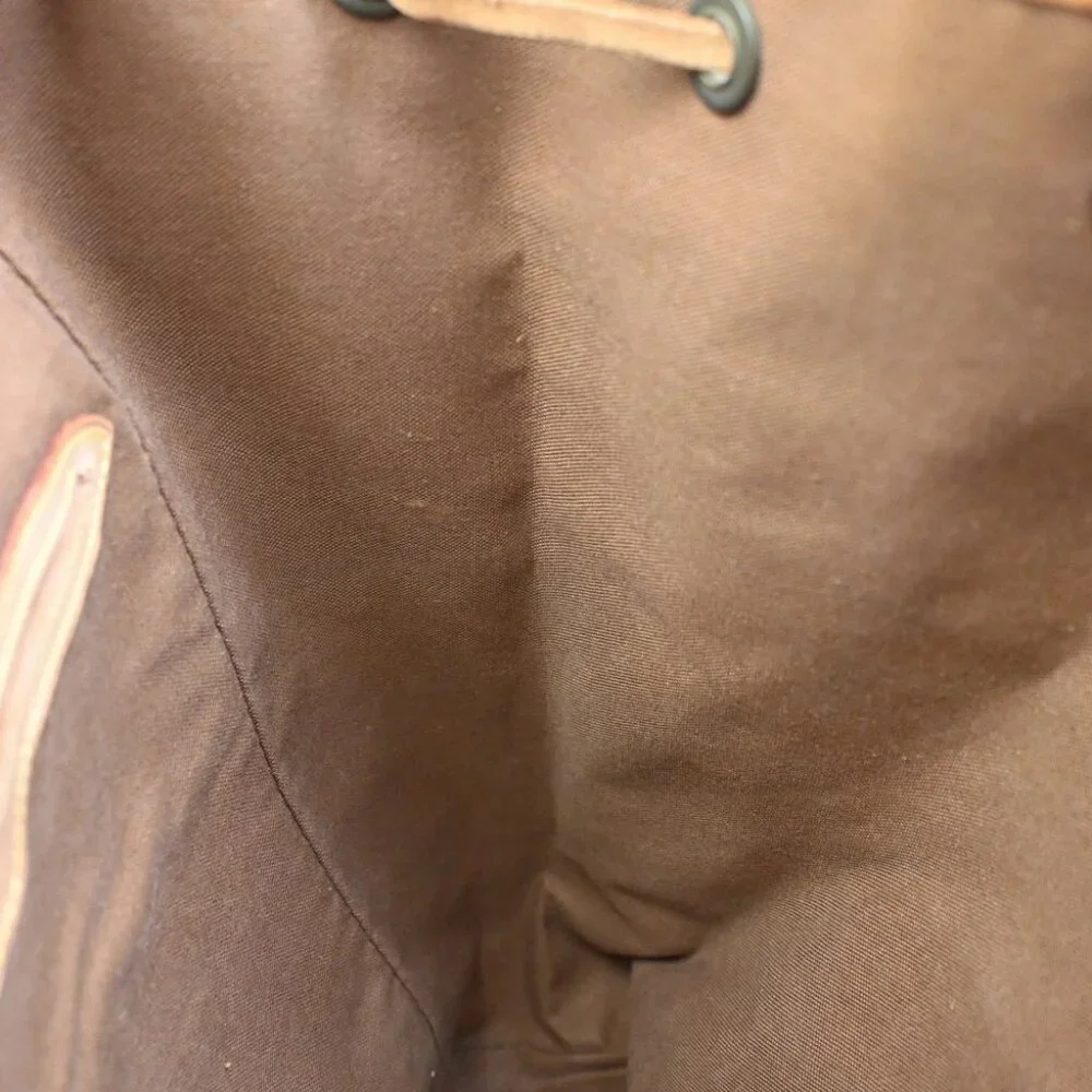 LOUIS VUITTON Montsouris GM Backpack Bag Monogram Leather Brown